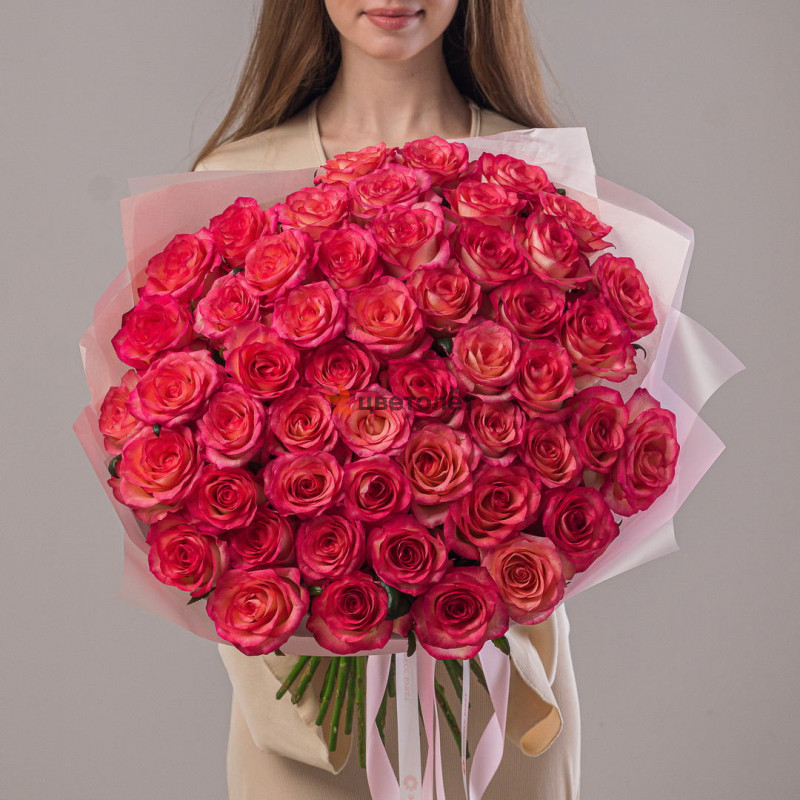 Букет из 51 розы Джумилия