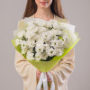 Букет из 7 белых кустовых хризантем