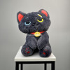 Кот сидячий Бэд, серый, 30см